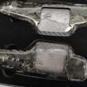 T-carbon Paddle Shifter Extension Cover Compatible with Corvette C8, Forged Carbon Fiber Steering Wheel Cover Compatible with C8 Corvette Z51 Z06 Interior Accessories 2020-2025(Forged Black)