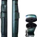 2x2 Hard cue case Pool Cue Billiard Stick Carrying Case (F05-Green)
