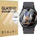 Suoman 4-Pack for Samsung Galaxy Watch FE 40mm Tempered Glass Screen Protector,[Anti-Scratch] 9H Hardness protective film