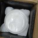 16 Piece Ceramic Appetizer Plates, 5.6 Inch Small Dessert Plates Set, White Round Plates for Bread, Butter, Snack, Lightweight Dinnerware Saucer Sets - Ivory, Oven, Microwave & Dishwasher Safe