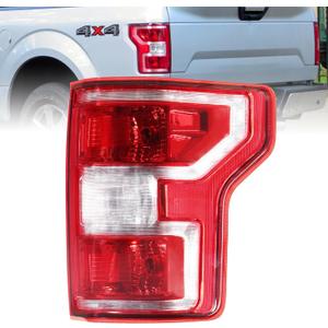 Boine F150 Tail Light Compatible With 2018 2019 2020 Ford F150 F-150 Right Passenger Side Rear Light Brake Lamp - Bulb and Harness Included Replace JL3Z13404H