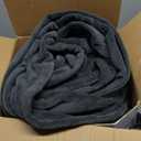 Sunbeam Royal Luxe Night Fog Heated Blanket 12-Heat Settings Auto Off Machine Washable King 100x90in