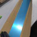 2 Pcs 304 Stainless Steel Sheet Metal Gap Filler Trim Strip (30"x 3"x 0.04" Thickness)Brushed Metal Finishing Sheet for Home Kitchen Tools