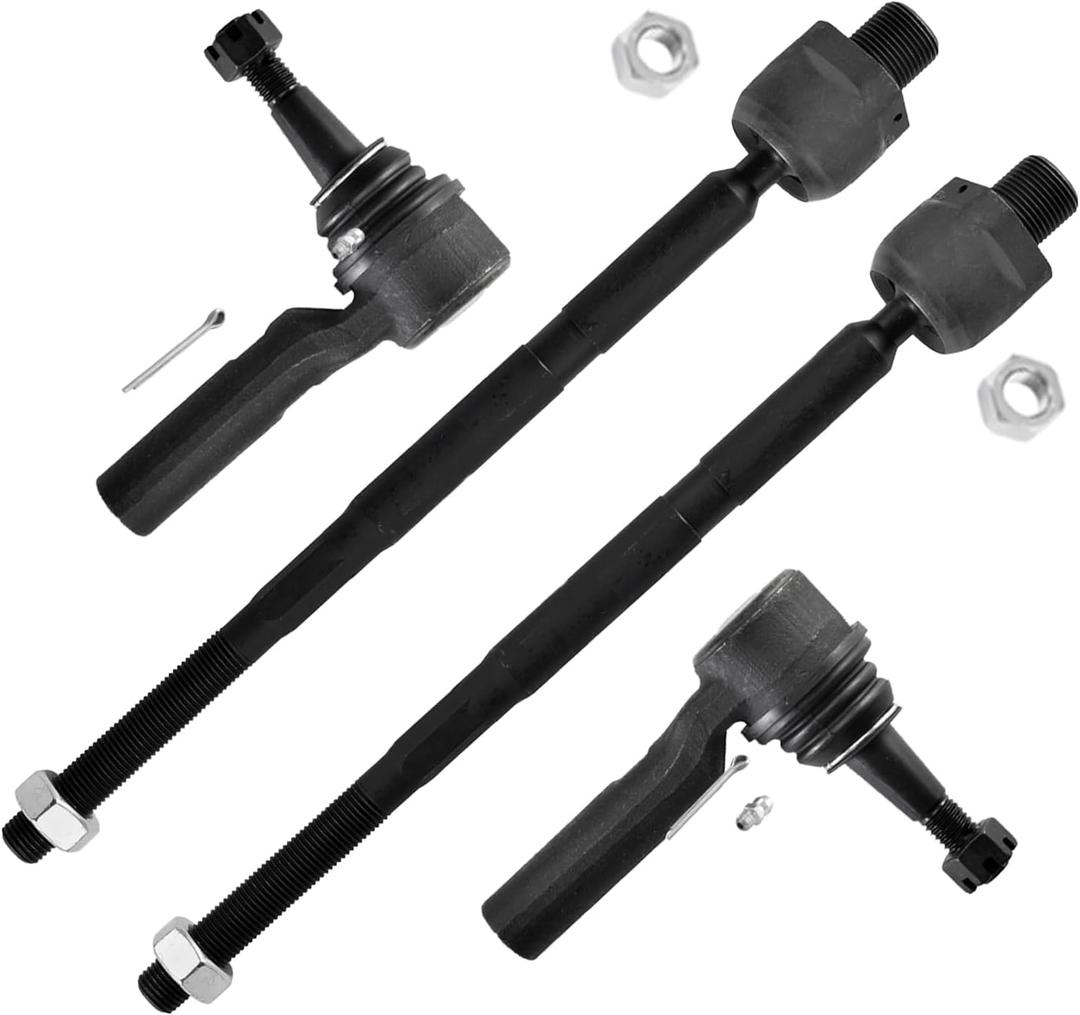 ASTARPRO - 4pcs Front Tie Rod Ends Outer and Inner Complete Kit Compatible with 2010-2015 Chevrolet Camaro