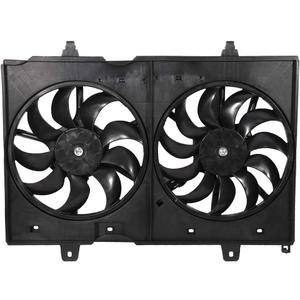 SCITOO 621-161 Engine Radiator Condenser Cooling Fan Assembly for Nissan