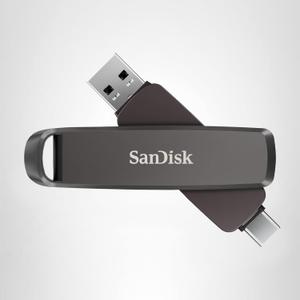 SanDisk 512GB Extreme PRO Dual Drive - Up to 1,000MB/s, USB Type-C, and USB Type-A, High-Performance Flash Drive - SDDDE1-512G-G46