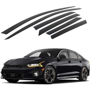 Smoke Black Side Wind Deflectors Window Visors 6p E214