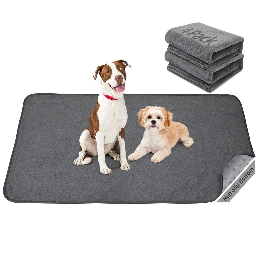 Reusable Pee Pads for Dogs, 24x48 8 Pack Washable Puppy Pads, Absorb Dog Mats Non-Slip Puppy Training Pads for Whelping, Potty, Training, Playpen, Crate