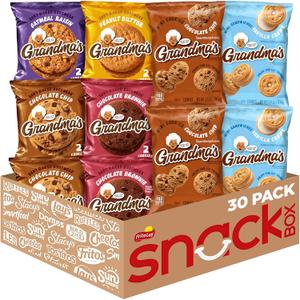 Grandma's Cookies Variety Pack 30 Count (EXP 09/08/26)