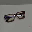 Oversized Square Blue Light Glasses for Woman Men fashion Reduce Eyestrain Protection for TV/Computer/Gaming (Amber Tortoise)
