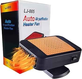 COMBLU Car Heater, 12V Portable Car Heater Fan, Anti-Fog 2 in 1 Defroster, Heating/Cooling Fan, Defroster for All Cars