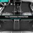 GXARTS Custom Fit Velour Carpet Floor Mats Compatible with Jeep Gladiator JT 2020-2026 (Sport Willys Rubicon Mojave),4PCS Black Automobile Floor Liners Front & Rear Accessories, with Retaining Clips