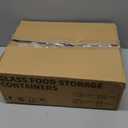 Skroam 10 Pack Glass Meal Prep Containers, 22 OZ Glass Airtight Food Storage Containers with Lids, Pantry Kitchen Storage Containers for Lunch, Food Storage, Meal Prep, Lunch Bento Boxes (Grey)