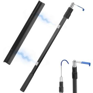 6Ft Magnetically Mounted Cargo Grabber Reach Retriever Tool - 3.0 New Upgraded Extensions for Hand Tools Pickup Truck Bed Accessories, Multi-Use Truck Bed Reach Tool (Jet Black)