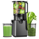 Juicer Machines with 5.8" Large Feed Chute, Cold Press Juicer for Whole Vegetables and Fruits 400W, Slow Masticating juicer Easy to Clean Juice Extractor Machine High Juice Yield