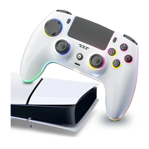 ThinTree Wireless Controller Compatible for PS5/Pro/Slim/PC, Hall Effect Sticks & 7 RGB LED Mode & haptic Feedback & 1500 mAH Battery & Motion Sensing, 3.5mm Audio Jack
