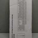Wireless Keyboard and Mouse Combo, Full Size Silent Ergonomic Keyboard and Mouse, Long Battery Life, Optical Mouse, 2.4G Lag-Free Cordless Mice Keyboard for Computer, Mac, Laptop, PC, Windows