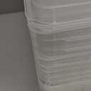 IRIS USA 20-Pack Storage Bins with Lids, 6 Quart, Shoe Boxes Clear Stackable Containers Organize Shoes Closet Shelves, Classroom Organization Teacher Tools, Game Storage - BPA-Free Plastic