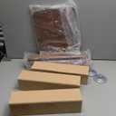 Sintuff Cat Window Perch with Scratching Post Climbing Tree Hammock Mounted with Suction Cups 46 Inch Tall Adjustable Narrow Cat Tree Climbing Pole for Playing Sleeping Watching Birds(Square)