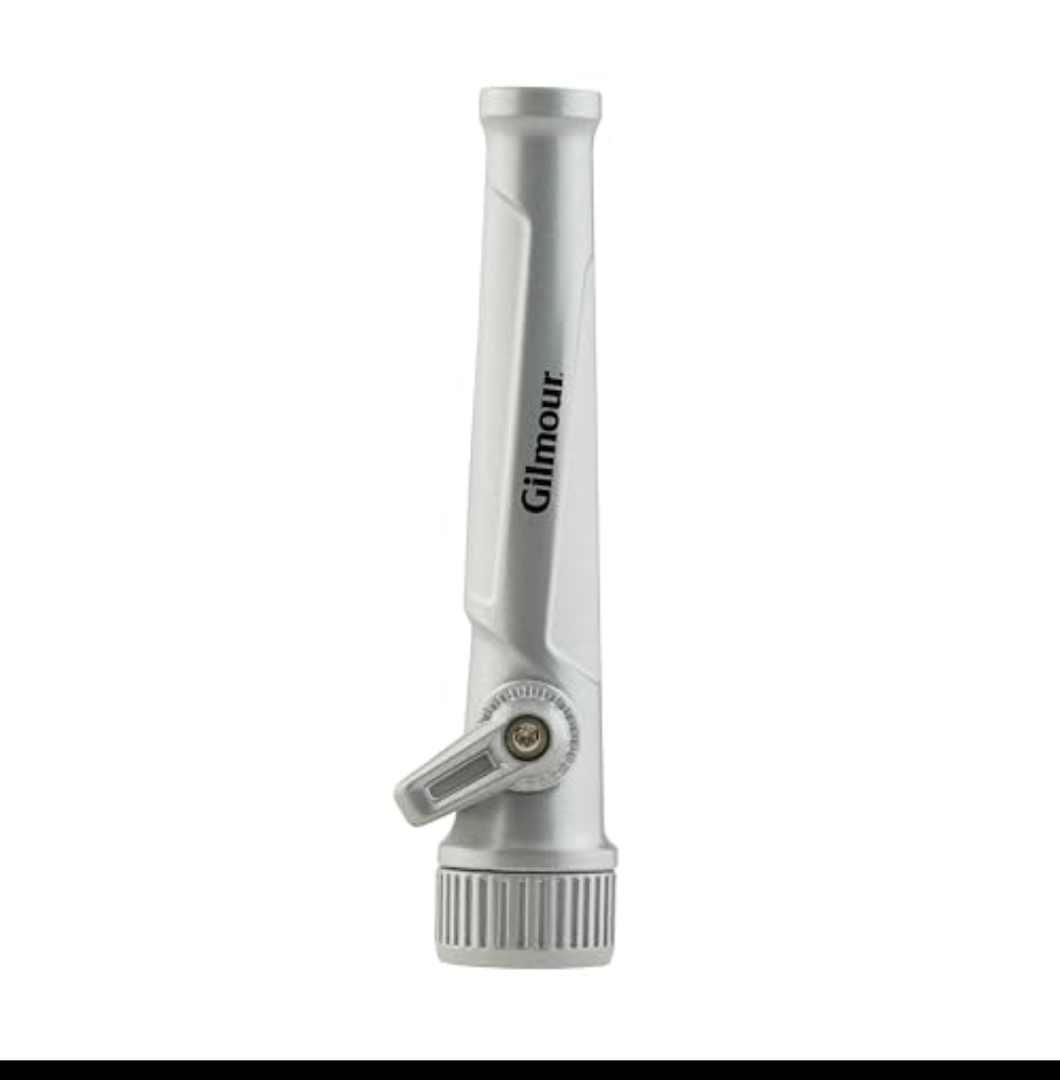 Gilmour High Force Jet Hose Nozzle with Insulated Grip, Heavy Duty Hose Nozzle for Watering and Cleaning