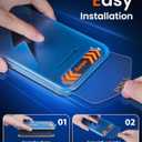 Mkeke for iPhone 17 Pro Max Screen Protector 3 Pack [9H+ Tempered Glass] [Military-Grade Drop Protection] [Easy Installation] Shockproof Full Edge Coverage 6.9 Inch 2025