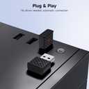 USB-C Bluetooth Adapter for PS5 - Wireless Audio Bluetooth 5.3 Transmitter with APTX Low Latency & aptX-Adaptive, Plug & Play for Headphone/Earbuds/PS4/Switch/Laptop/PC