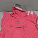 SlowTon Dog Raincoat, Adjustable Dog Rain Jacket Clear Hooded Double Layer, Waterproof Poncho with Reflective Strip Straps and Storage Pocket, Size: Large