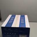 Ceiling Fans with Lights- 46" Low Profile Indoor Ceiling Fan with Light and Remote/APP Control, Flush Mount, LED Dimmable DC Reversible Modern Ceiling Fan for BedroomBlack