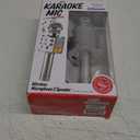 BlueFire 4 in 1 Karaoke Wireless Microphone with LED Lights, Portable Microphone for Kids, Great Gifts Toys for Kids, Girls, Boys and Adults (Silver)