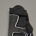 Merino Wool Ski Socks Women Men,2 Pairs Knee High Winter Warm Skiing Socks Performance Thermal Snowboarding Socks (Large, Black & Blue)