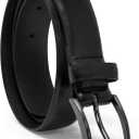 Steve Madden Boys' Belt for Kids (Medium, Black)