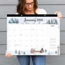 Monthly Large Desk Calendar 2026, 18 Months
