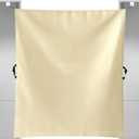 40" x 48" Cubicle Curtain for Office Privacy Curtains for Room Divider Door, Desk Shade for Cubicle to Block Ligh, Temporary Door for a Room Privacy, 1Pcs with 4 Hook, Beige