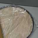 16" Lazy Susan Oak Wood Turntable Organizer for Cabinet, Farmhouse Round Lazy Susan Organization and Storage for Dining Table, Kitchen, Bathroom, Countertop, Cupboard, Kitchen Decor Whitewashed