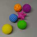 6 Pack Sensory Balls for Toddlers 1-3, Sensory Baby Toys 6-12 Months, Infant Squeeze Sensory Toys Soft Multi Ball Set Gifts with Bright Color Textured