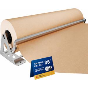 36 Inch Paper Roll Dispenser and Cutter for Kraft, Butcher Paper