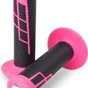 Pro Taper Clamp On Grips - 1/2 Waffle (NEON Pink/Black)