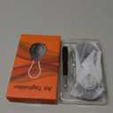 IP68 Waterproof Lockable AirTag Holder 2 Pack, Steel Cable Anti-Lost Case for Apple AirTag, for Luggage, Keys, Bikes (Black)