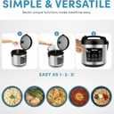Aroma Housewares 20 Cup Cooked (10 cup uncooked) Digital Rice Cooker, Slow Cooker, Food Steamer, SS Exterior (ARC-150SB),Black