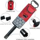 HOW TRUE Golf Ball Retriever, Portable Shag Bag Golf Ball Pick Up with Removable Plastic Tube, Pocket Shagger Storage