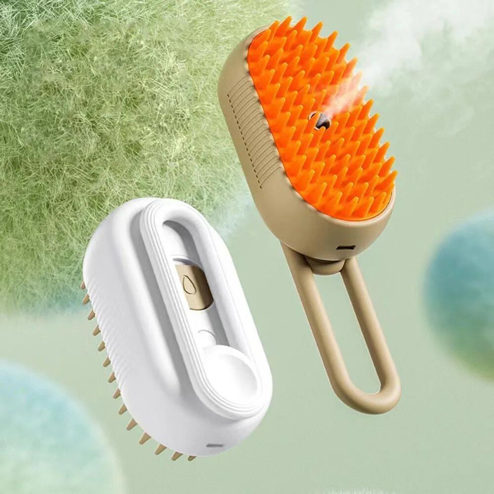 Pet Steam Hair Brush 3 Pack