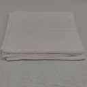 Hiasan White Backdrop Curtains for Parties, Polyester Photography Backdrop Drapes for Family Gatherings, Wedding Decorations, 5ftx10ft, Set of 2 Panels