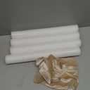 Upgraded Door Draft Stopper for Bottom of Door, Under Door Gap Filler for Big Gap, No Folding Required, Flexible Installation Door Sweep soundproofing Strip for Home & Apartment, 28-32in, Beige