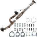 Direct-Fit Front Flex Y Pipe Compatible for 2009-2015 Honda Pilot LX/EX/EX-L/Touring Sport 3.5L Non Turbo