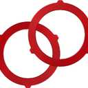 8 x Triple-Lip Design Flush Valve Seal for Kohler, 2 Pcs Upgraded Silicone Material Canister Toilet Tank Parts Gasket Replacement for GP1059291, for Easy Install and Uninstall