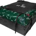 Soft Shell Car Rooftop Cargo Carrier 21 Cubic Feet Waterproof Car Roof Top Bag Roof Rack Luggage Cargo Storage for Universal Vehicles with/Without Rack Include Tie-Down Straps
