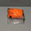 Safety Shirts for Women Class 3 High Visibility Shirts with Black Bottom, Hi Vis Reflective Shirts for Women, Short Sleeve Construction Work Shirts, Breathable, WDXJ-Orange, S