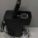 Mini Hot and Iced Coffee Maker Single Serve, for K Cup and Ground, 6 to 14 Oz Brew Sizes, with Recipe Book, for Home, Travel, RV, Office and Dorm, Classic Black (2.0 Version)