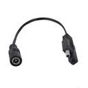 SLLEA DC SAE to DC 5521 Female Coax 20AWG Cable Cord Compatible with Motorcycle Heat Clothing Adapter