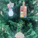 Christmas Popcorn Ornaments,Food Popcorn Ornament Hanging Ornaments for Christmas Tree Decor,Keepsake Gifts for Sisters Mom Grandma Women